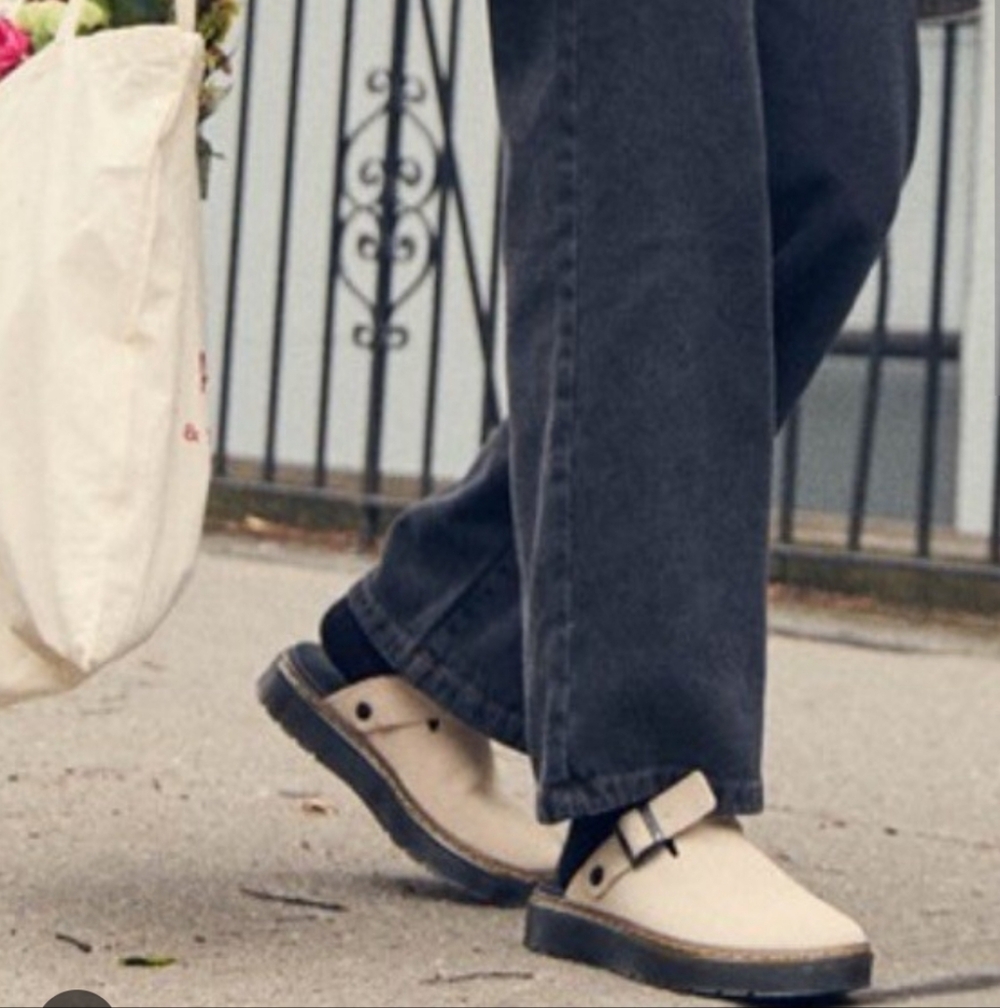 Dr. Martens Carlson Tan Slingback Mules - Picture 8 of 9